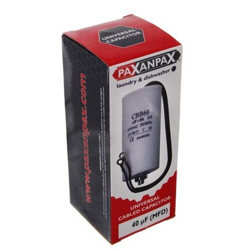 450VAC Paxanpax PLD062 Universal fitting Capacitor 40uF 40MFD 